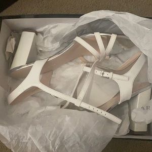 Franco Sarto White Sandals